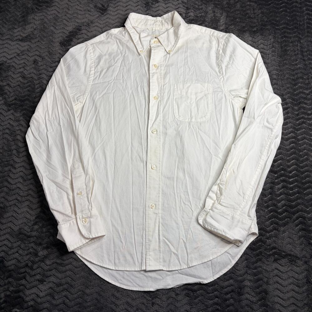 Buck Mason Big Oxford Button Down Shirt Men’s Small White